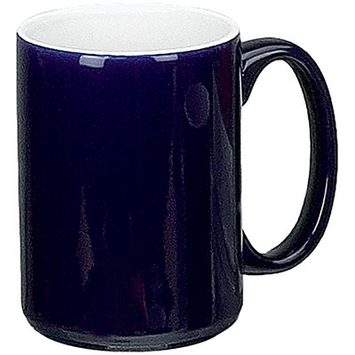 15 Oz. El Grande Mug, White In/Cobalt Blue Out