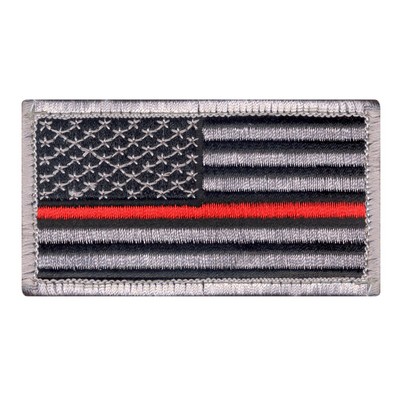 Thin Green Line U.S. Flag Patch w/ Hook Back