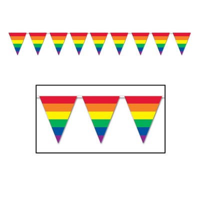 Rainbow Pennant Banners