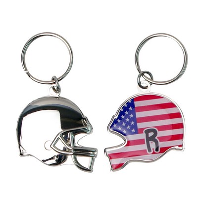 Football Helmet Key Chain