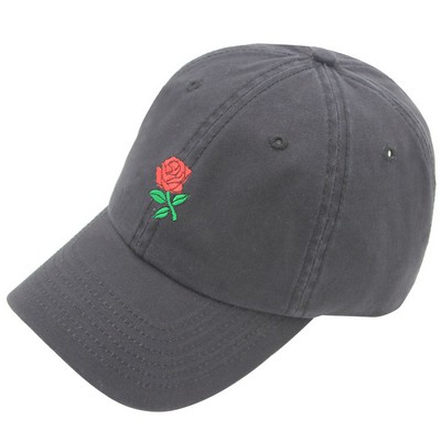 Dad Cap w/Rose