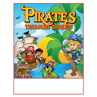 Pirates Imprintable Coloring and Activity Book