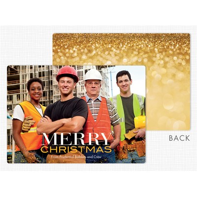 Sense of Sparkle Flat Holiday Photo Cards