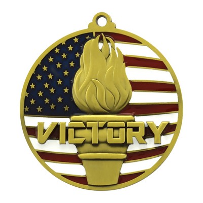 2.75" Patriotic Victory Medal