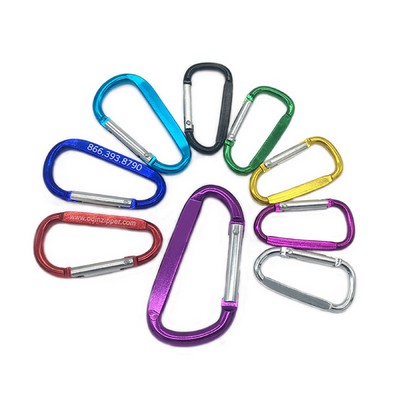 Aluminum D Shape Carabiner