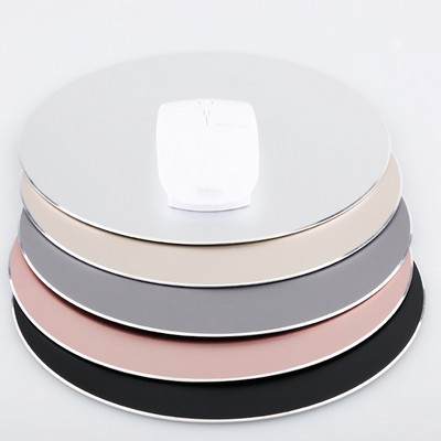 Aluminum Alloy Round Mouse Pad