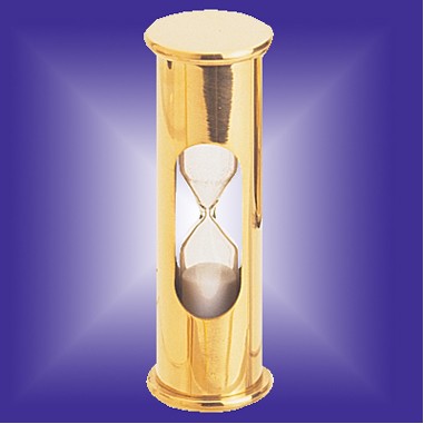 Solid Brass 3 Minutes Sand Timer