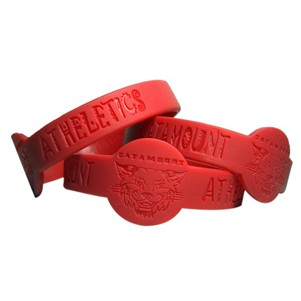 Custom Figured Debossed Silicone Wristband