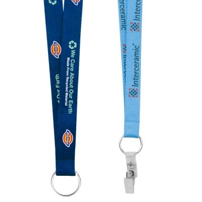 3/4" Screen Printed Lanyard