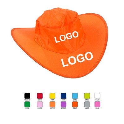 Foldable Nylon Cowboy Hat