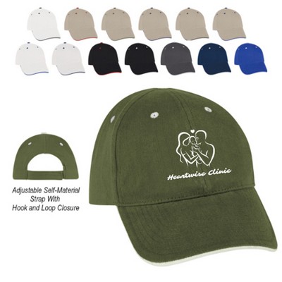 Customizable 100% Brush Cotton Cap