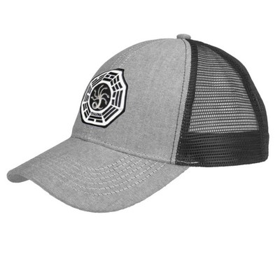 Trucker Cap w/Mesh Back & Curved Visor