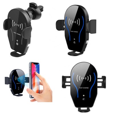 Car Phone Mount Air Vent Automatic Clamping Cell Phone Holder for Car Wireless Charger