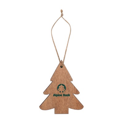 Wooden Tree Ornament