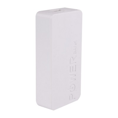 Vivitar® White Power Bank w/2600 mAh Power Capacity