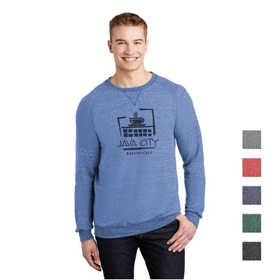 JERZEES ® Snow Heather French Terry Raglan Crew