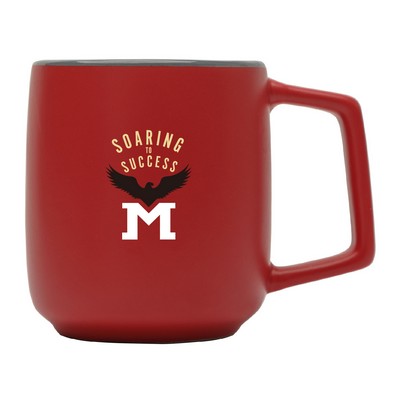 16 Oz. Two Tone Matted Ceramic Mug