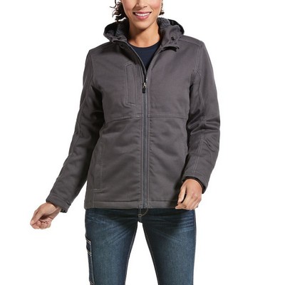 Ariat® Women's Gray Rebar® DuraCanvas™ Insulated Jacket