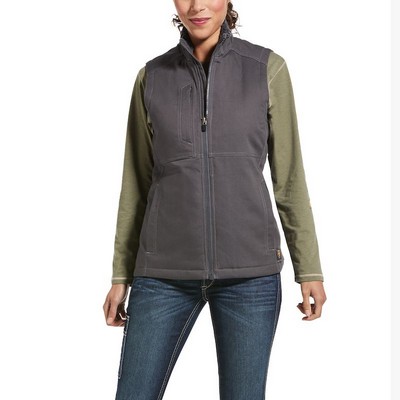 Ariat® Women's Gray Rebar® Duracanvas™ Insulated Vest