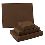 Textured Cocoa Candy Box (6 1/2"x3 1/2"x1 1/8")