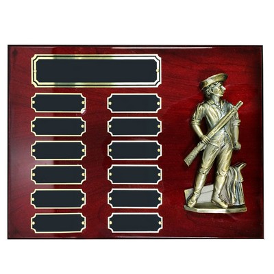 Minuteman Perpetual Plaque (9" x 12")