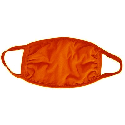 Orange Cotton Face Mask