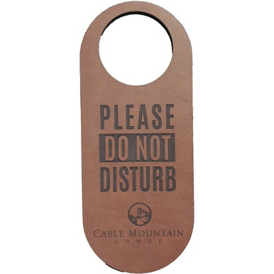 3" x 8" Leatherette Door Hangers