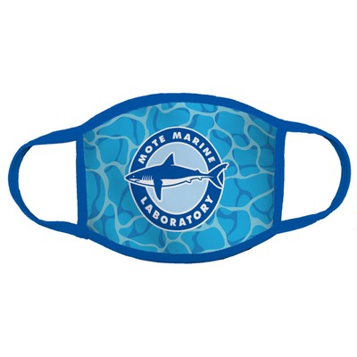 Custom 2 Ply Face Mask Example - Mote Marine Lab