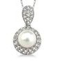 Jilco Inc. Diamond & Cultured Pearl Necklace