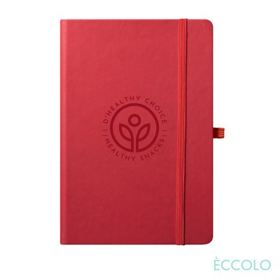 Eccolo® Cool Journal - (M) 5¾"x8¼" Red