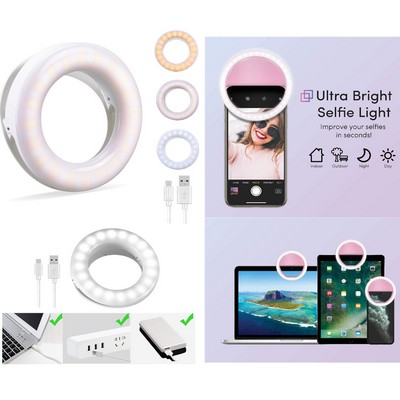 Rechargeable Selfie Ring Light