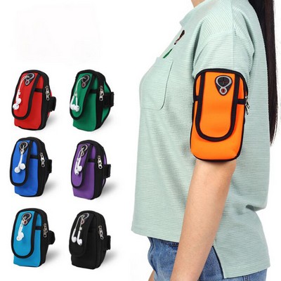 Neoprene Armband Mobile Phone Arm bag For Running Traveling