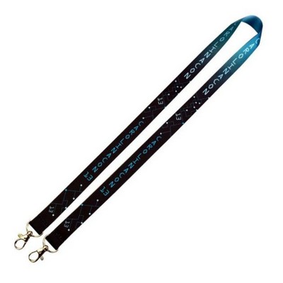 3/4" Lanyard Full Color Dye Sublimation