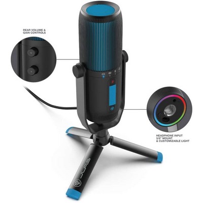 JLab Audio Talk Pro USB Microphone - USB-C Output - Cardioid, Omnidirectional, Stereo.