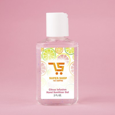 2oz Travel Gel Hand Sanitizer With Moisturizing Beads