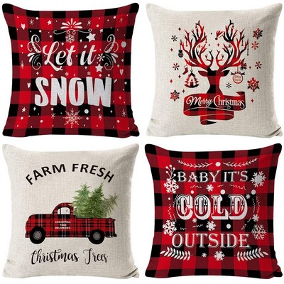 Christmas Pillow Covers /Throw Pillow Cases