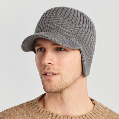 Men's Winter Outdoor Warm Knitted Newsboy Hat