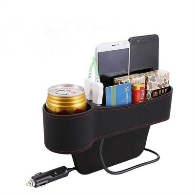 PU Leather Car Seat Gap Organizer