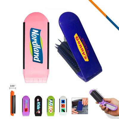 Popup Hairbrush Mirror