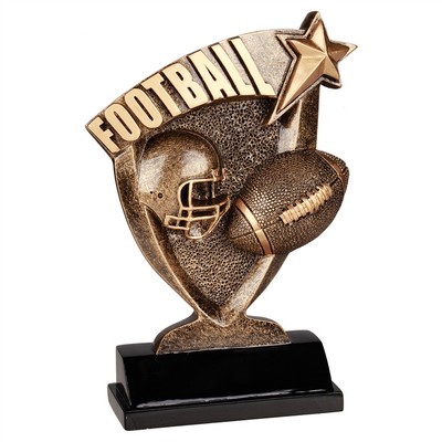 7" Football Broadcast Resin Trophy