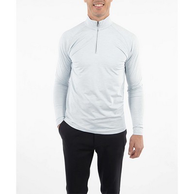 Bobby Jones Performance Raglan 1/4 Zip Long Sleeve Pullover