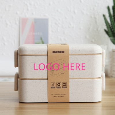 2-Layer Wheat Straw Lunch Box