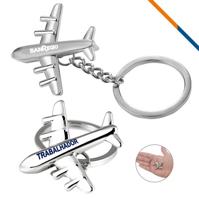 Jet Aircraft Keychain