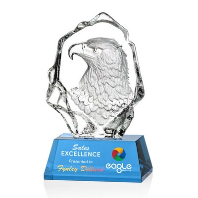 VividPrint™ Award - Ottavia Eagle Head/Sky Blue 7¾"