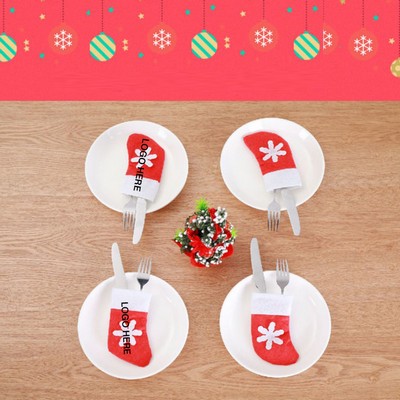 Christmas Tableware Holder Pockets