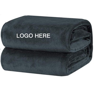 Flannel Fleece Microfiber Throw Blanket