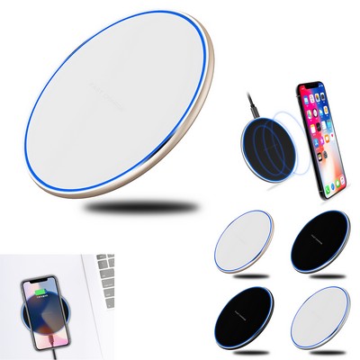 Round 10W Ultra-Thin Wireless Charger