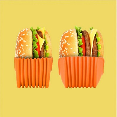 Silicone Burger Holder Hamburger Container