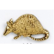 Armadillo Stock Casting Lapel Pin