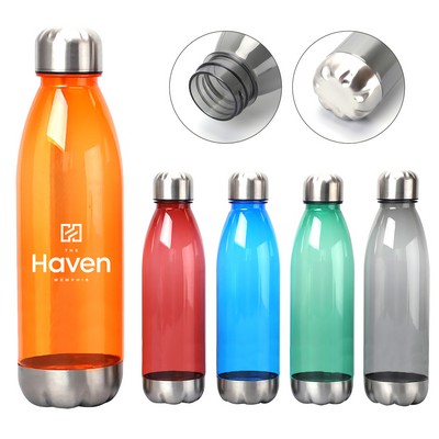 25 Oz. Clear Stainless Steel Bottle